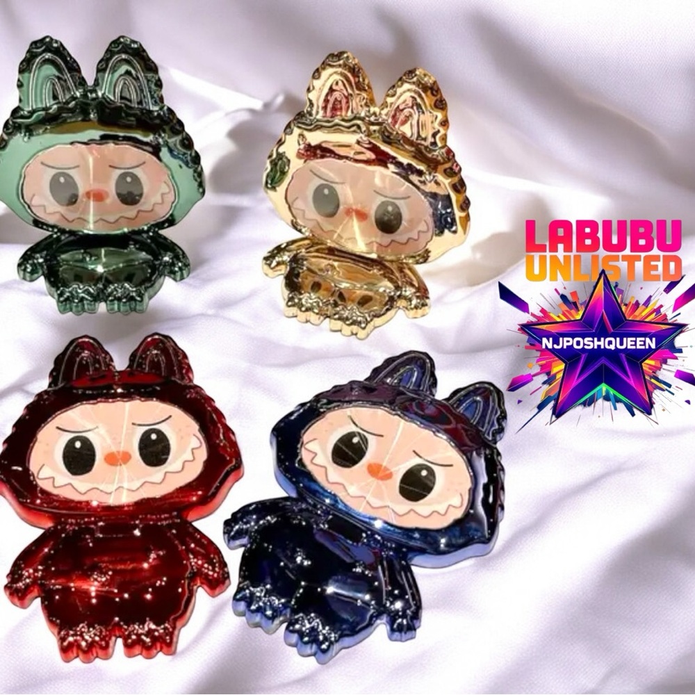 LABUBU Foldable Rotating Phone Stand with Mirror & Surprise Bonus Gift